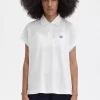 Polo femme piqué trapèze