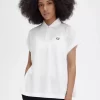 Polo femme piqué trapèze