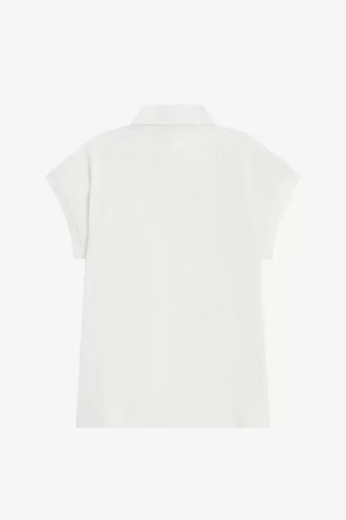 Polo femme piqué trapèze