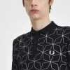 Polo géométrique pour homme