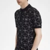Polo géométrique pour homme