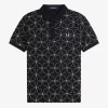 Polo géométrique pour homme