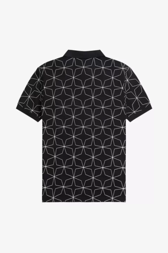 Polo géométrique pour homme