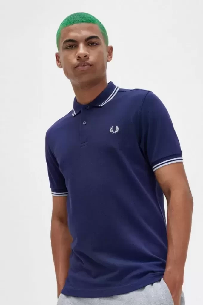 Polo graphique au dos pour homme