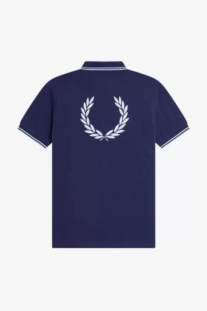 Polo graphique au dos pour homme