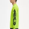 Polo graphique à manches longues Noongoons pour homme