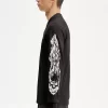 Polo graphique à manches longues Noongoons pour homme