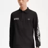 Polo graphique à manches longues Noongoons pour homme