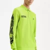 Polo graphique à manches longues Noongoons pour homme