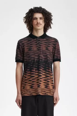 Polo graphique Wave pour homme