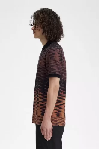 Polo graphique Wave pour homme