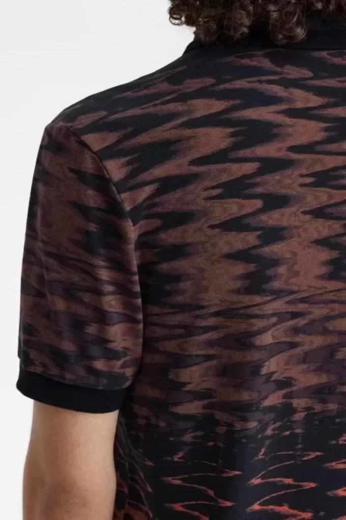 Polo graphique Wave pour homme
