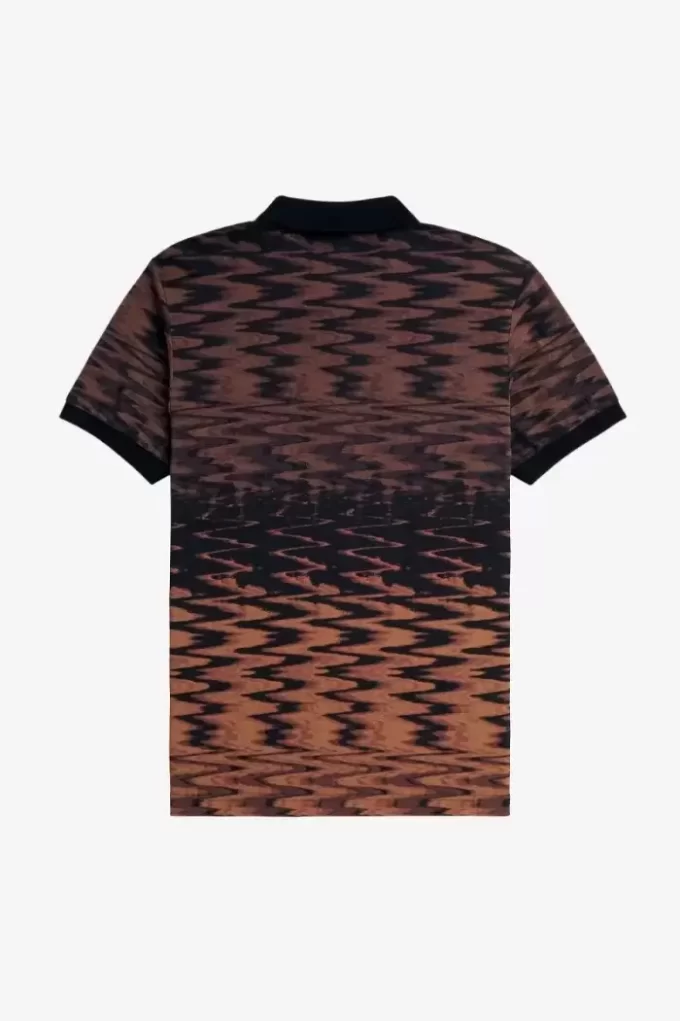 Polo graphique Wave pour homme