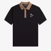 Polo homme à col contrasté