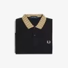 Polo homme à col damier