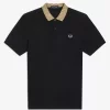 Polo homme à col damier