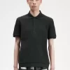 Polo homme en coton nid d&rsquo;abeille