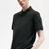Polo homme en coton nid d&rsquo;abeille