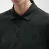 Polo homme en coton nid d&rsquo;abeille