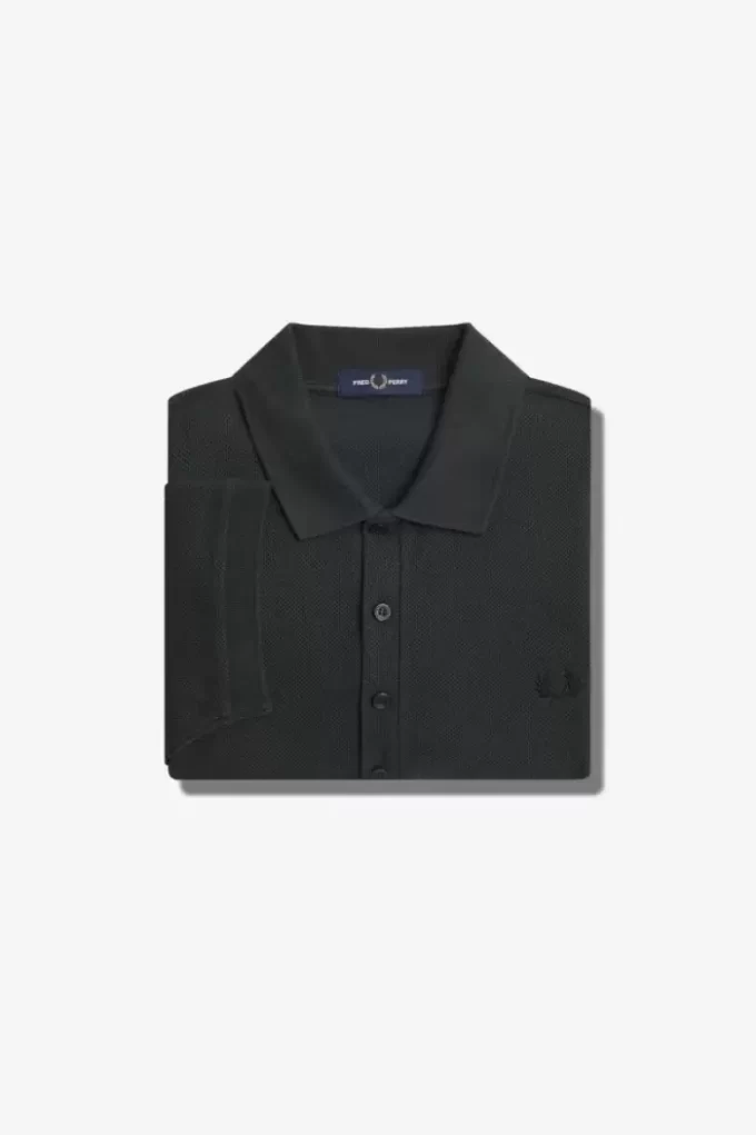 Polo homme en coton nid d&rsquo;abeille