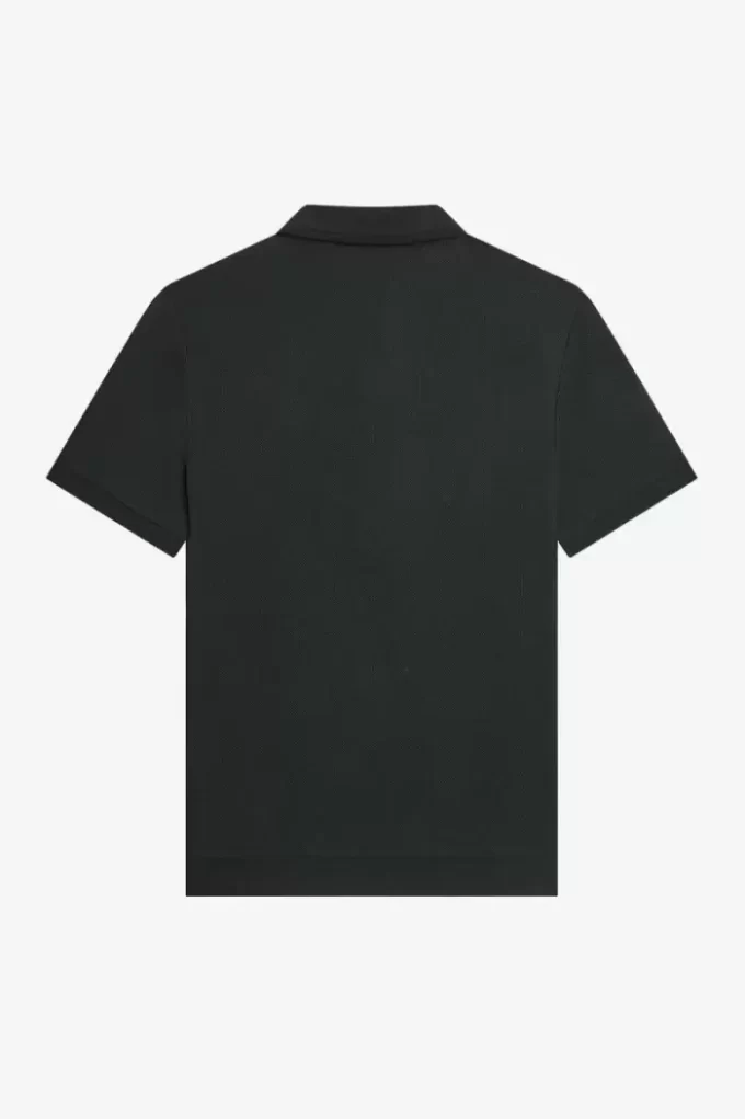 Polo homme en coton nid d&rsquo;abeille