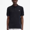Polo homme à manches imprimées