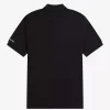 Polo homme à manches imprimées