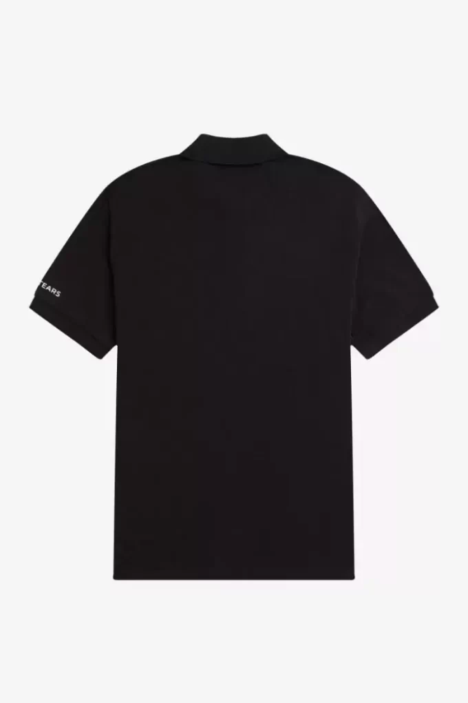 Polo homme à manches imprimées