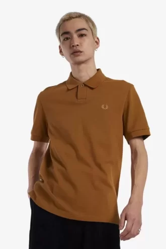 Polo homme à un bouton