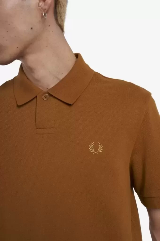 Polo homme à un bouton