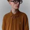 Polo homme à un bouton