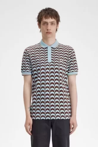 Polo imprimé audacieux pour homme