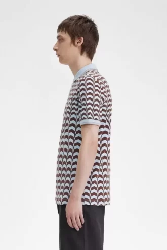 Polo imprimé audacieux pour homme