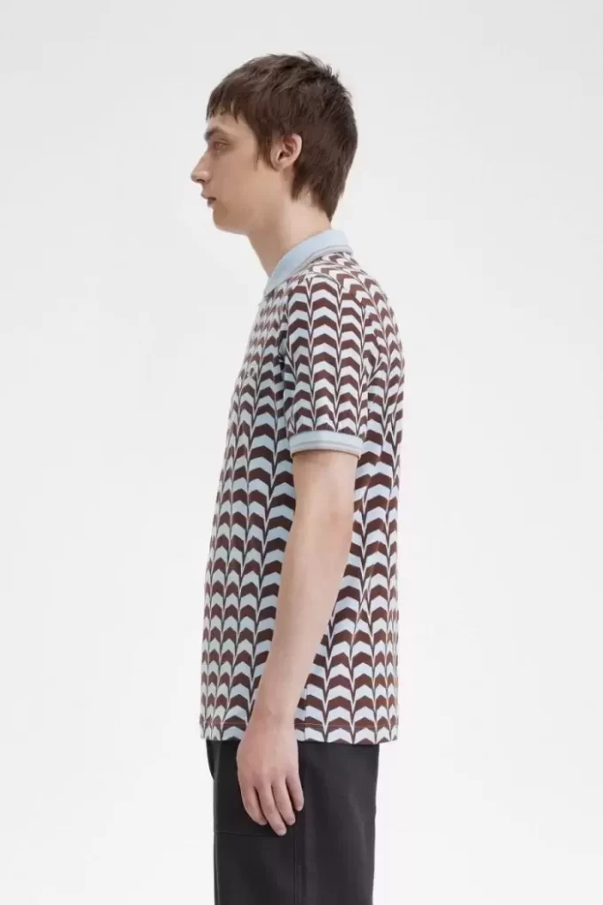 Polo imprimé audacieux pour homme
