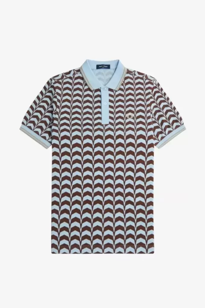 Polo imprimé audacieux pour homme