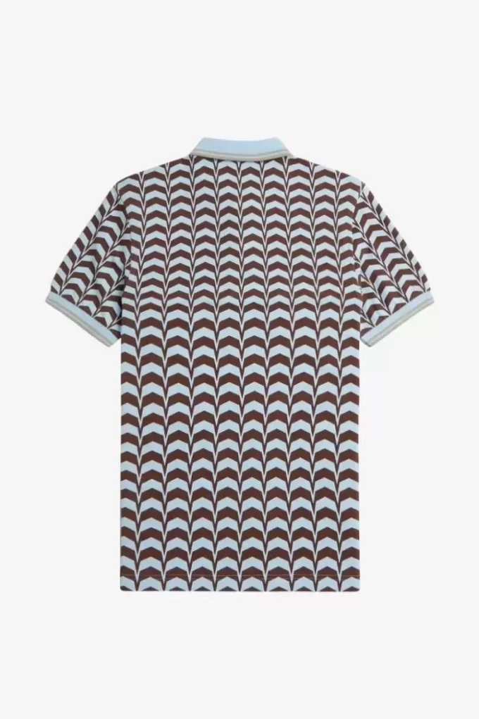 Polo imprimé audacieux pour homme