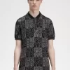 Polo à imprimé graphique pour homme