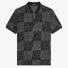 Polo à imprimé graphique pour homme