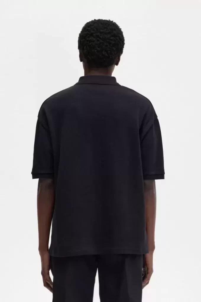 Polo imprimé surdimensionné pour homme