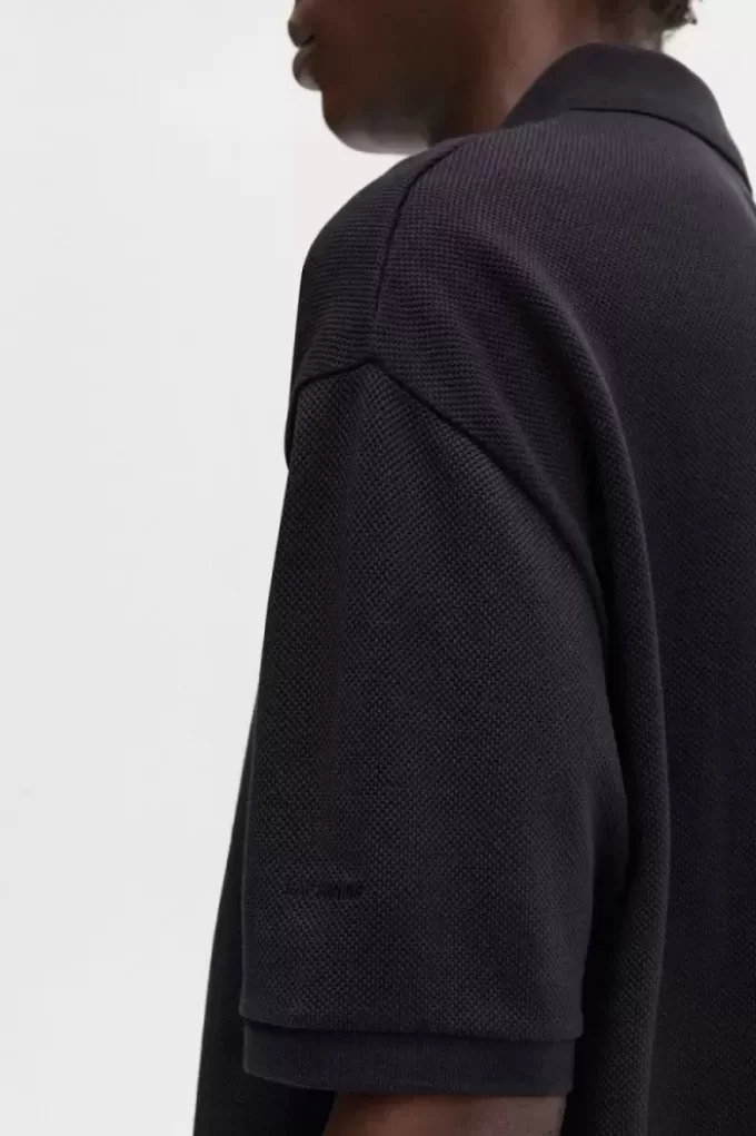 Polo imprimé surdimensionné pour homme