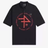 Polo imprimé surdimensionné pour homme