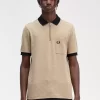 Polo à micro-damier pour homme