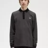Polo à micro-damier pour homme