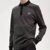 Polo à micro-damier pour homme