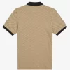 Polo à micro-damier pour homme
