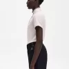 Polo piqué à liseré pour femme