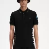 Polo pour homme à imprimé graphique