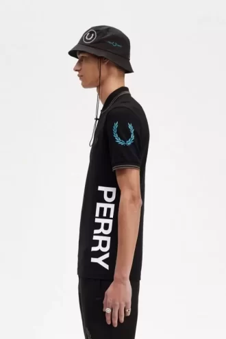 Polo pour homme à imprimé graphique