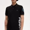 Polo pour homme à imprimé graphique