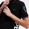 Polo pour homme à imprimé graphique